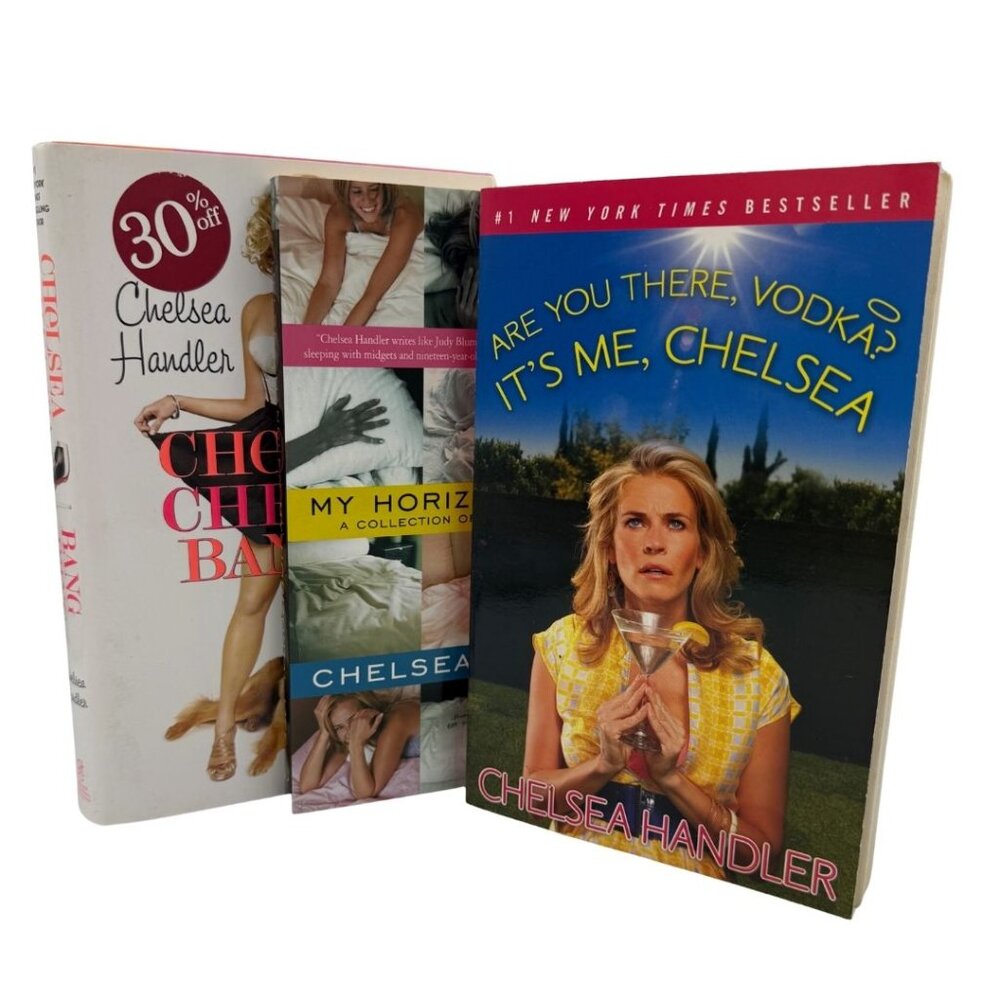 Chelsea Handler Book Bundle 3 Comedy Memoirs Humor Essays